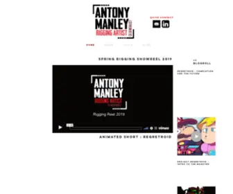 Antonymanley.com(Portfolio) Screenshot