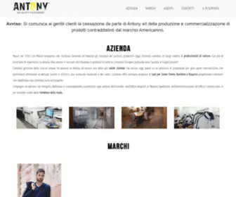 Antonysrl.it(Quality clothing) Screenshot