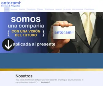 Antorami.com(Eventos & Proyectos) Screenshot