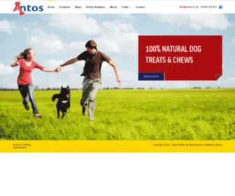 Antos.co.uk(100% Natural Dog Treats & Chews since 2004) Screenshot