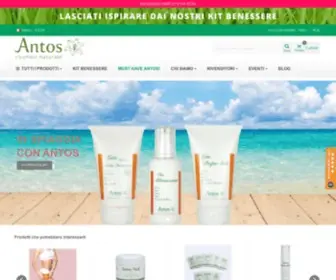 Antoscosmesi.it(Antos vendita online Cosmesi Naturali) Screenshot