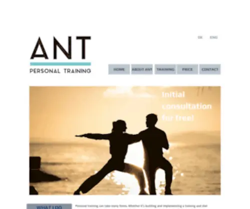Antpersonaltraining.com(Personal Training) Screenshot