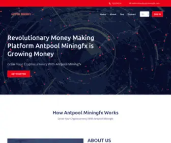 Antpool-Miningfx.com(Antpool miningfx) Screenshot