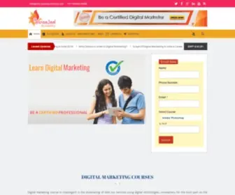 Antraajaalacademy.com(Digital Marketing course in Chandigarh) Screenshot