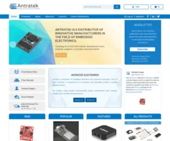 Antratek.com(Antratek is distributor of embedded electronics and industrial automation. Over 20 years Antratek) Screenshot