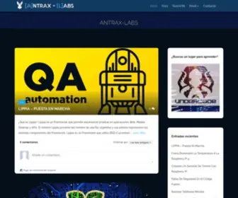 Antrax-Labs.org(Tan solo otro blog de hacking y seguridad) Screenshot