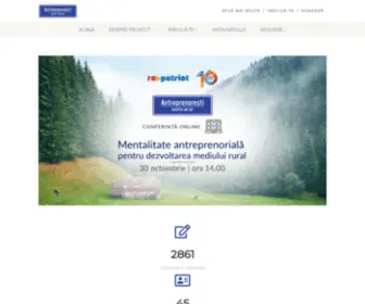 Antreprenoresti.ro(Antreprenorești) Screenshot