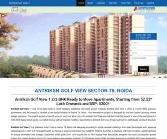 AntrikshgolfView.net.in(Antriksh Golf View) Screenshot