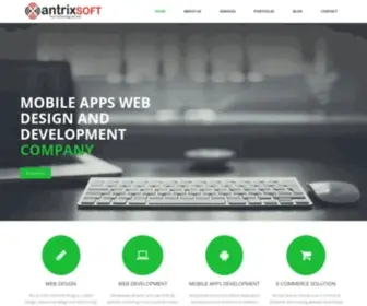 Antrixsoft.com(Software Development Company) Screenshot