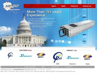 Antronelectronics.com(Antron Electronics) Screenshot