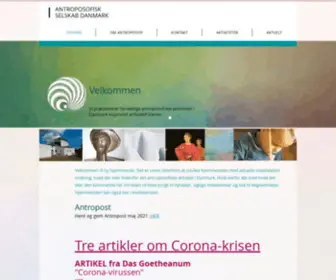 Antroposofi.dk(Antroposofisk Selskab Danmark) Screenshot