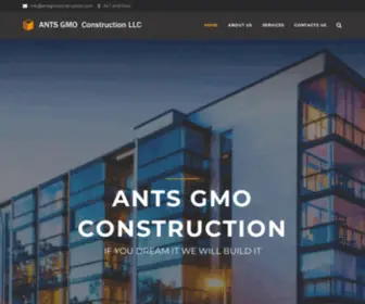 Antsgmoconstruction.com(ANTS GMO Construction LLC) Screenshot