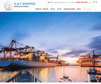 Antshipping.com.vn(A.N.T Shipping) Screenshot