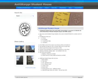 Anttikorppi.com(AnttiKorppi Student House) Screenshot