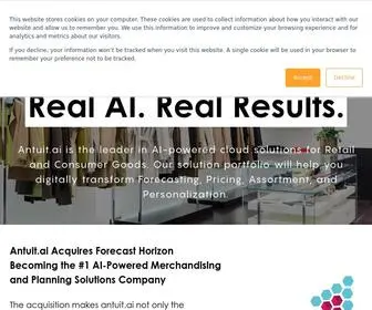 Antuit.com(AI-Powered Solutions) Screenshot