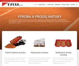 Antuka.com(Úvodní stránka) Screenshot