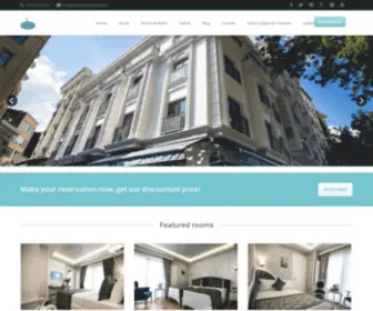 Antusapalacehotel.com(Landing Page) Screenshot