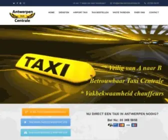 Antwerpentaxicentrale.be(Antwerpen Taxi Centrale) Screenshot