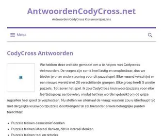 Antwoordencodycross.net(CodyCross Antwoorden) Screenshot