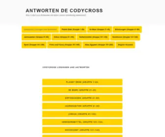 Antwortencodycross.com(Codycross Lösungen und Antworten) Screenshot