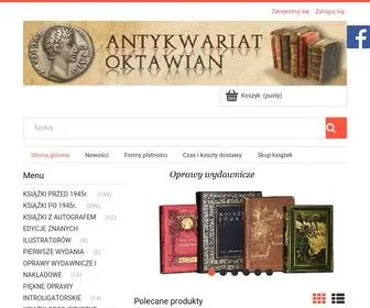 Antykwariat-Oktawian.pl(ANTYKWARIAT OKTAWIAN) Screenshot