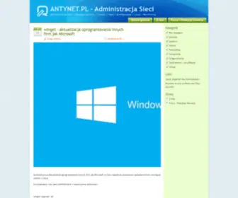 Antynet.pl(Administracja sieci komputerowych) Screenshot
