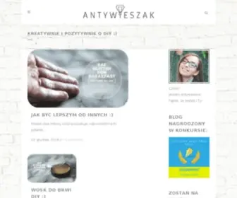 Antywieszak.pl(Pierwszy w Polsce blog o DIY) Screenshot