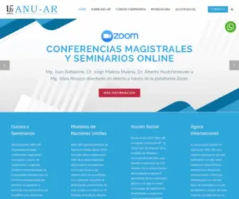 Anu-AR.org(Asociación para las Naciones Unidas de la República Argentina) Screenshot