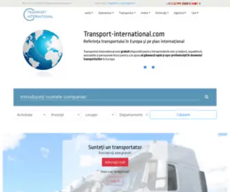 Anuar-Transport.com(Transport internaţional) Screenshot