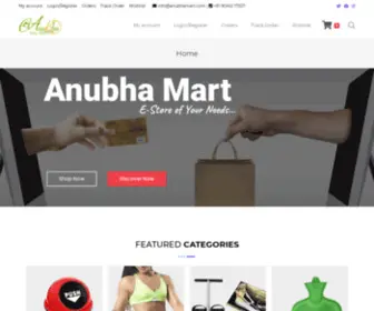 Anubhamart.com(Online E) Screenshot