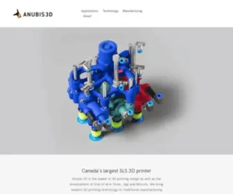 Anubis3D.com(SLS 3D Printing & Additive Manufacturing) Screenshot