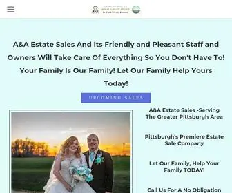 Anubisandathena.com(A&A ESTATE SALES AN AWARD WINNING COMPANY) Screenshot