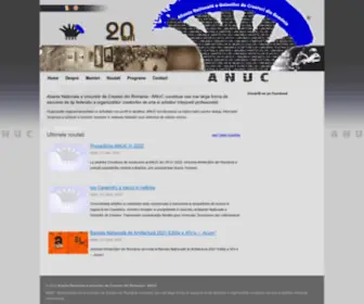 Anuc.ro(Alianta Nationala a Uniunilor de Creatori din Romania) Screenshot