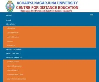 AnuCDe.info(Acharya Nagarjuna University) Screenshot
