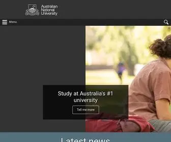 Anu.edu.au(The Australian National University) Screenshot