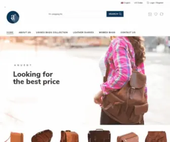 Anuent.com(Leather Bags) Screenshot