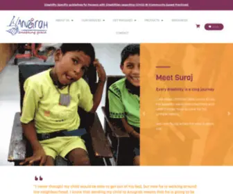 Anugrahprogram.org(Serving People with Disabilities) Screenshot