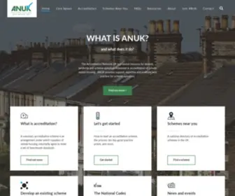 Anuk.org.uk(The Accreditation Network UK) Screenshot
