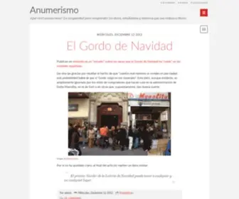 Anumerismo.com(Anumerismo) Screenshot