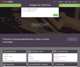 Anunciamano.com.ar(Anunciamano Argentina) Screenshot