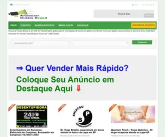 Anunciargratisbrasil.com.br(Anunciar Grátis Brasil) Screenshot