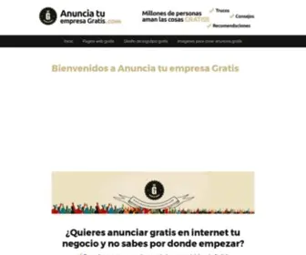 Anunciatuempresagratis.com(Donde Anunciar gratis mi empresa en internet) Screenshot