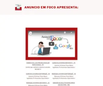 Anuncioemfoco.com(Anúncio em Foco) Screenshot