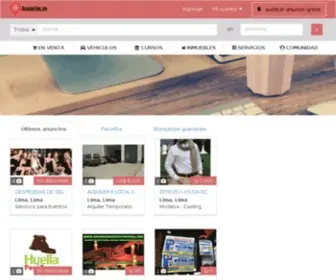 Anuncios.com.pe(Buy and sell Domains) Screenshot