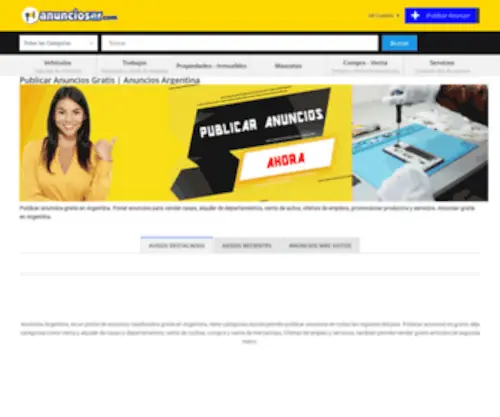 Anunciosar.com(Anunciosar) Screenshot