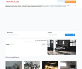 Anuncioshoy.es(Sitio web de anuncios clasificados para comprar y vender bienes) Screenshot