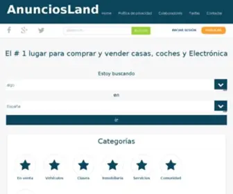 Anunciosland.com(Publicar ✅ anuncios gratis nuevos o de segundamano) Screenshot