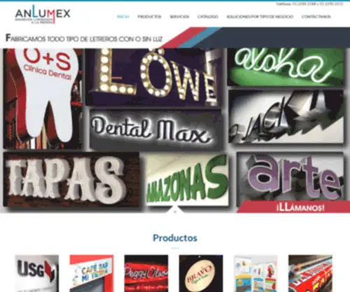 Anunciosluminososdf.com.mx(Anunciosluminososdf) Screenshot