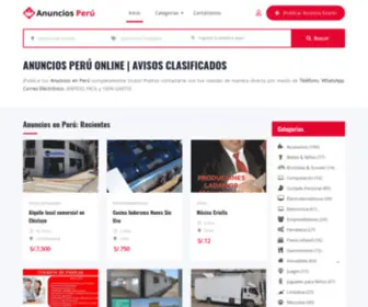 Anunciosperu.online(Anuncios en Perú Gratis) Screenshot