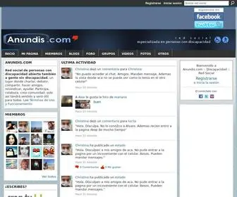 Anundis.com(Red Social) Screenshot